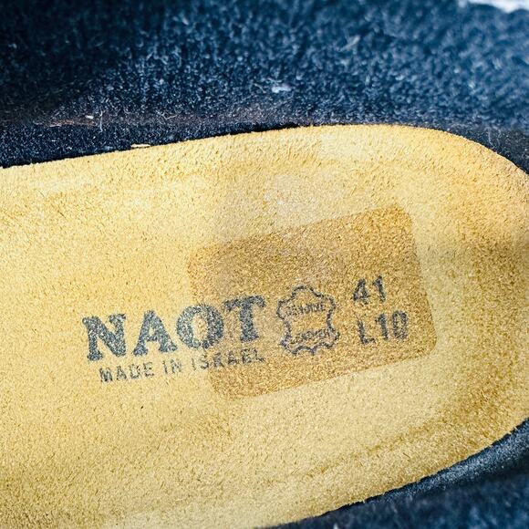 Naot Women's Love  Oily Midnight/Black Raven Suede Comfort Boots Size 41/ 10 US - Picture 11 of 11